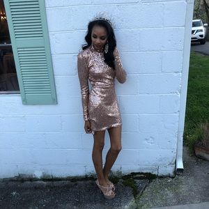 L’Atiste by Amy Rose Gold Dress